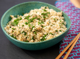 Garlic and Herb Cauliflower Rice