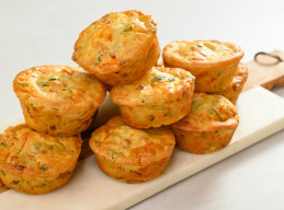Savory Bacon, Cheddar, and Scallion Muffins