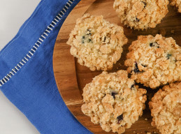 Bakery Style Blueberry Muffins