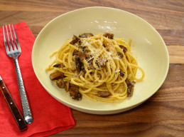 Mushroom Carbonara