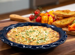 Warm and Cheesy Onion Dip