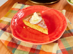Skillet Cornbread with Homemade Butter