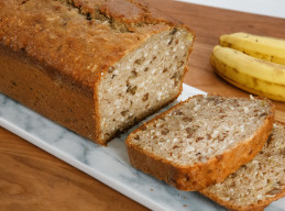Banana Bread with Coconut and Pecans