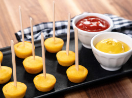 Corn Dog Muffin Bites