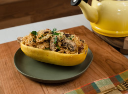 Spaghetti Squash with Cashew Sauce