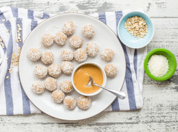 Coconut-Peanut Butter Oatmeal Balls