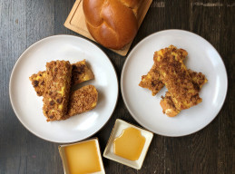 Crispy Orange-Stuffed French Toast Sticks 