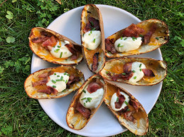 Loaded Baked Potato Skin Cups 
