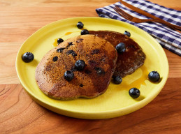 Blueberry Buckwheat Pancakes