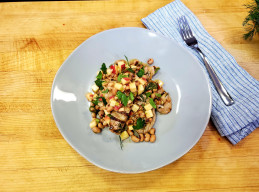 Garlicky Grilled Pork Tenderloin with Black-Eyed Pea Vinaigrette