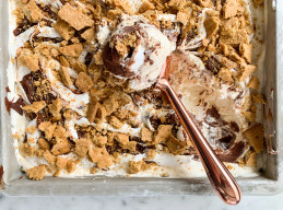 No-Churn S'mores Ice Cream