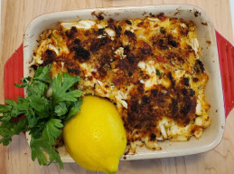 Baked Crab with Garlic-Chile Butter