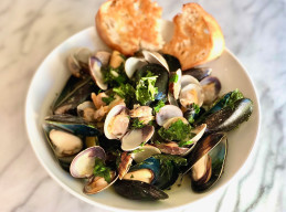 Coconut Curry with Mussels and Clams