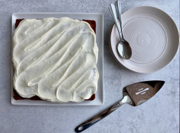 Carrot Snacking Cake with Cream Cheese Frosting