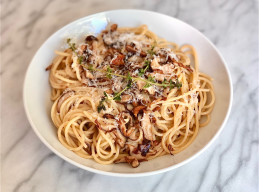 Crispy Mushroom Cacio e Pepe