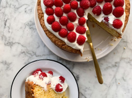 Lemon Raspberry Cake 