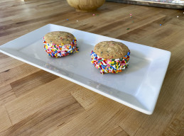 Confetti Snickerdoodle Ice Cream Sandwiches