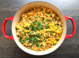 One-Pot Cheeseburger Pasta