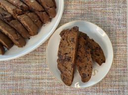 Double Chocolate Holiday Biscotti