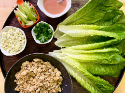 Buffalo Chicken Lettuce Cups