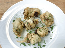 Cauliflower and Fresh Chile Zeppole
