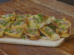 Anchovy and Garlic Toast