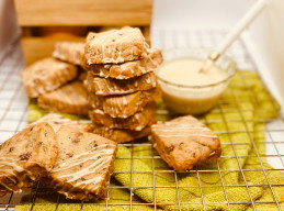 Vegan Banana Pecan Shortbread
