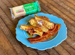 Cheddar and Bacon Stuffed French Toast (Sponsored)