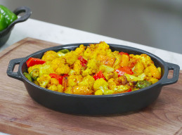 Air-Fryer Gobi Manchurian (Indian Chinese Cauliflower)