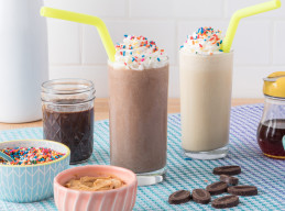 Vanilla Ice Cream and Maple Biscoff Milkshake