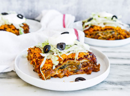 Enchilada Lasagna Bake 