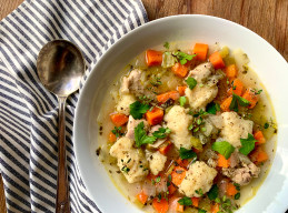 Chicken and “Slides” (aka Chicken and Dumplings)