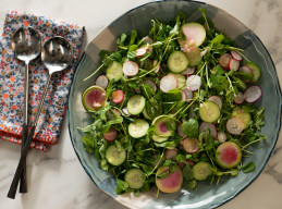 Spring Radish and Cucumber Salad