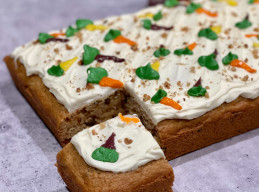 Vegan Rainbow Carrot Cake