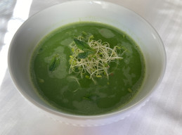 Spring Pea Soup with Mint