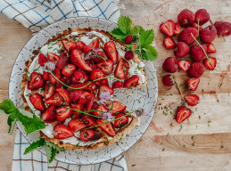 Savory Strawberry Tart