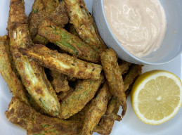 Crispy Air Fryer Okra with Creole Seasoning