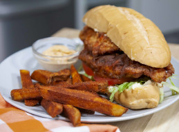 Fried Fish Po’ Boys with Cajun French Fries