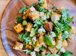 Cucumber and Melon Panzanella