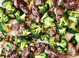 Sheet Pan Beef and Broccoli