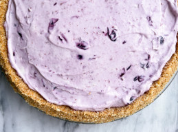 No-Bake Blueberry Cream Pie