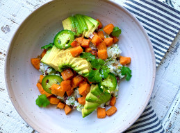 Sweet Potato and Black Bean Rice Bowls