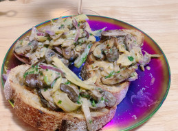 Creamy, Melty Mushroom Sandwiches