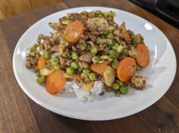 Stir-Fried Carrots and Parsnips with Spicy Pork