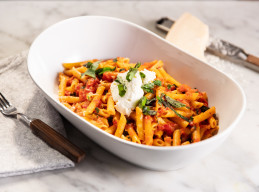 Bobby's Penne with Tomatoes and Basil