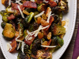 Roasted Brussels Sprouts with Bacon