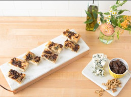 Blue Cheese, Balsamic Onion Marmalade and Walnut Focaccia