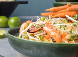 Rice-Noodle Shrimp Salad
