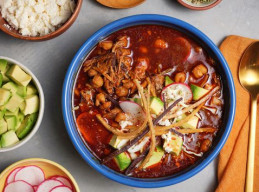 Authentic Pozole Rojo Stew