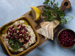 Baba Ganoush and Tabbouleh Salad